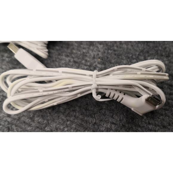 5-Pack 5ft White Micro USB Charging Cable for Smartphones, Cameras. Android 5pc - Picture 4 of 4